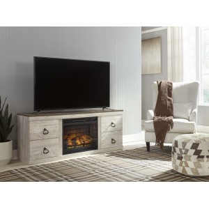EW0267 Willowton - LG TV Stand w/Fireplace