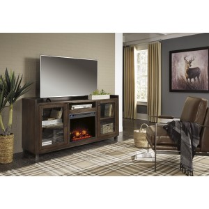 W633 Starmore - XL TV Stand w/Fireplace