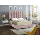 Candace Velvet Bed - UPH Bed
