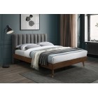 Vance Mid-Century Modern Polyester Linen Bed - UPH Bed